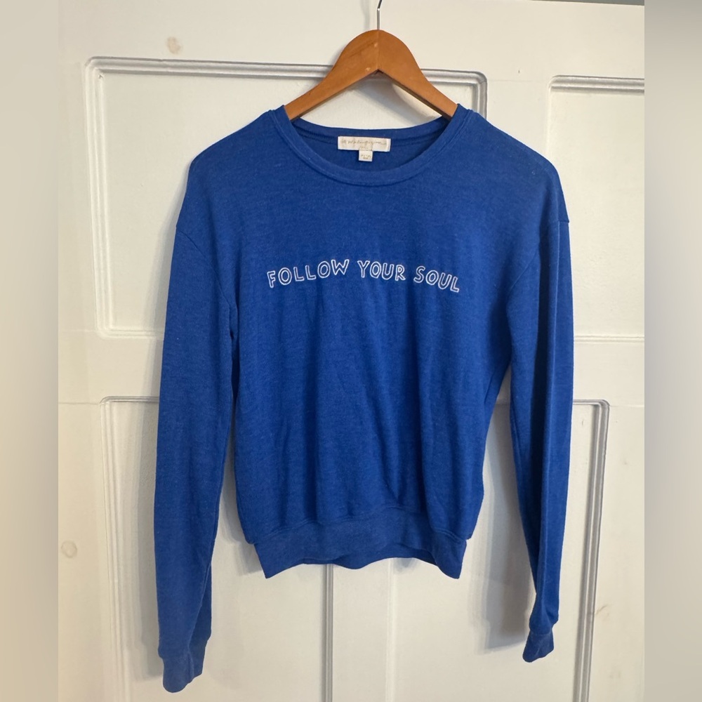 Spiritual Gangster Vibrant Blue Top